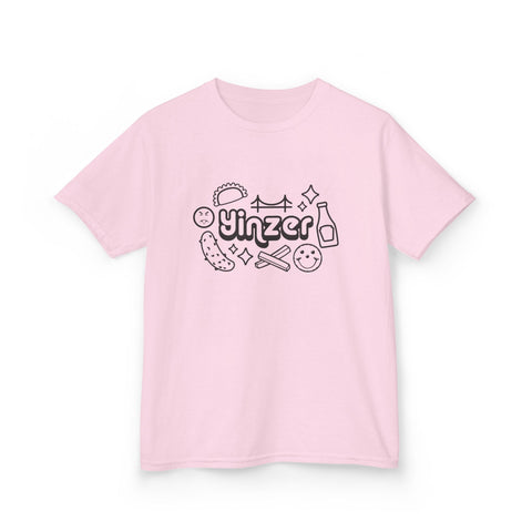 Yinzer Icon Doodles - Kids Graphic T-Shirt Kids Apparel - YinzerShop