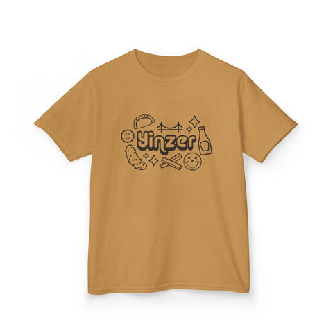 Yinzer Icon Doodles - Kids Graphic T-Shirt Kids Apparel - YinzerShop