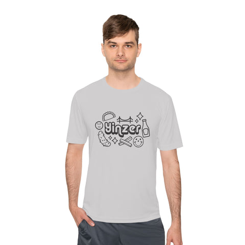 Yinzer Icon Doodles - Sport-Tek Unisex Moisture Wicking Tee T-Shirt - YinzerShop
