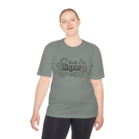 Yinzer Icon Doodles - Sport-Tek Unisex Moisture Wicking Tee T-Shirt - YinzerShop
