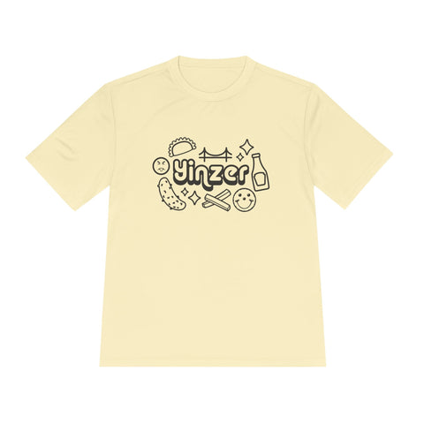 Yinzer Icon Doodles - Sport-Tek Unisex Moisture Wicking Tee T-Shirt - YinzerShop