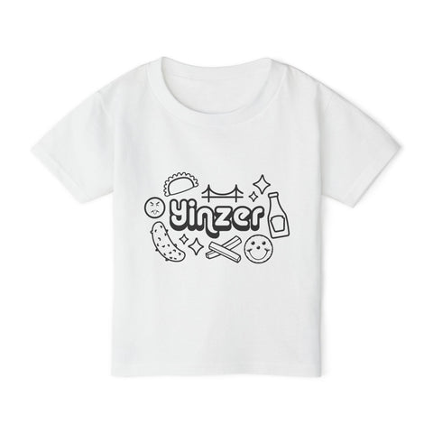 Yinzer Icon Doodles - Toddler T-Shirt Kids Apparel - YinzerShop