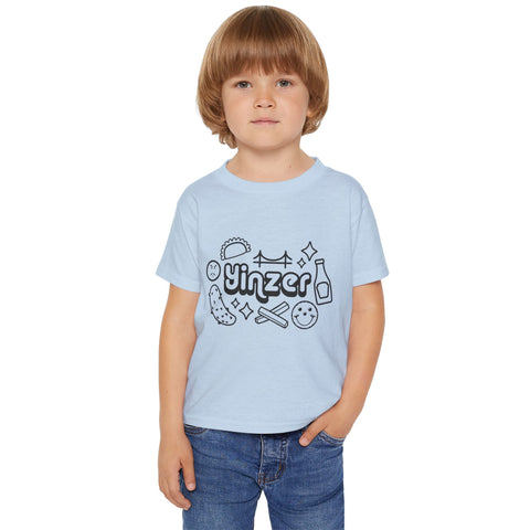 Yinzer Icon Doodles - Toddler T-Shirt Kids Apparel - YinzerShop