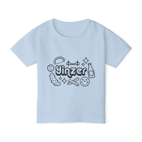 Yinzer Icon Doodles - Toddler T-Shirt Kids Apparel - YinzerShop