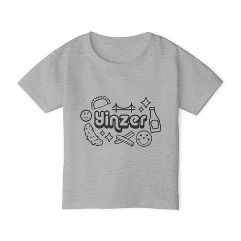 Yinzer Icon Doodles - Toddler T-Shirt Kids Apparel - YinzerShop