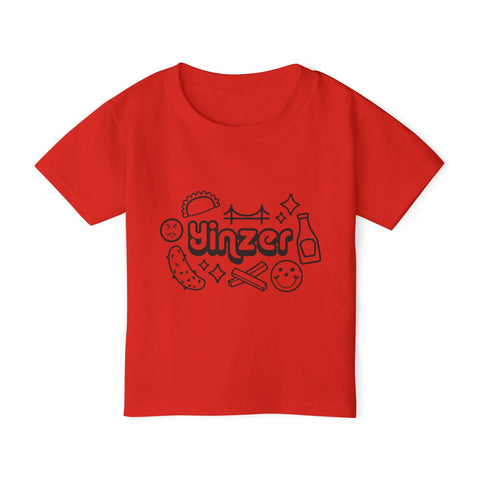 Yinzer Icon Doodles - Toddler T-Shirt Kids Apparel - YinzerShop