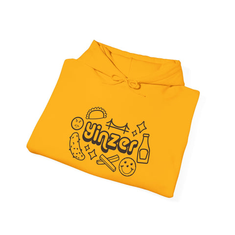 Yinzer Icon Doodles Unisex Heavy Blend™ Hooded Sweatshirt Hoodie - YinzerShop