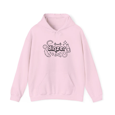 Yinzer Icon Doodles Unisex Heavy Blend™ Hooded Sweatshirt Hoodie - YinzerShop