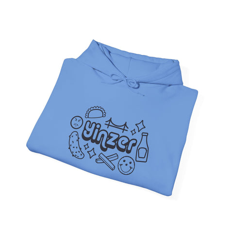 Yinzer Icon Doodles Unisex Heavy Blend™ Hooded Sweatshirt Hoodie - YinzerShop