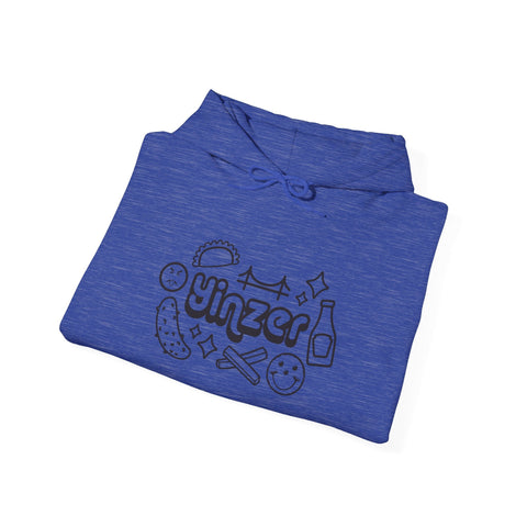 Yinzer Icon Doodles Unisex Heavy Blend™ Hooded Sweatshirt Hoodie - YinzerShop