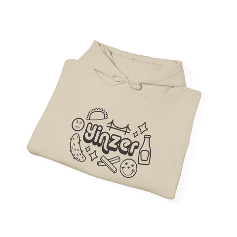 Yinzer Icon Doodles Unisex Heavy Blend™ Hooded Sweatshirt Hoodie - YinzerShop