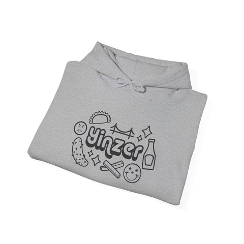 Yinzer Icon Doodles Unisex Heavy Blend™ Hooded Sweatshirt Hoodie - YinzerShop