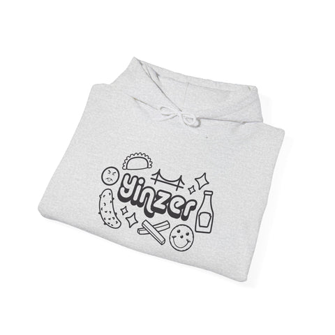 Yinzer Icon Doodles Unisex Heavy Blend™ Hooded Sweatshirt Hoodie - YinzerShop
