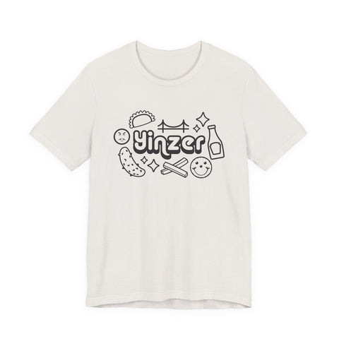 Yinzer Icon T-Shirt – Lightweight Cotton Casual Tee | Printify Apparel T-Shirt - YinzerShop