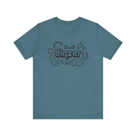 Yinzer Icon T-Shirt – Lightweight Cotton Casual Tee | Printify Apparel T-Shirt - YinzerShop
