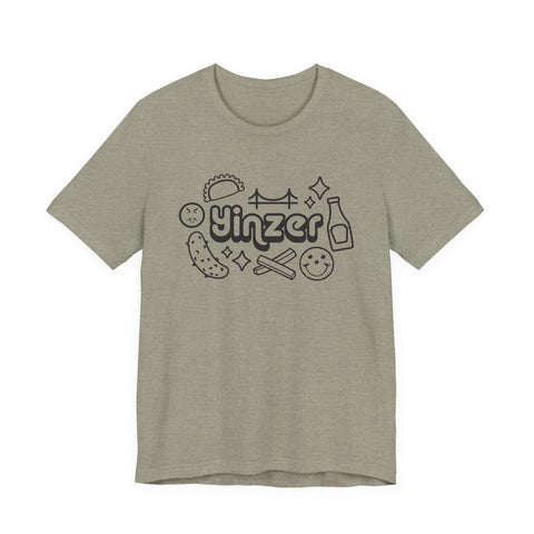 Yinzer Icon T-Shirt – Lightweight Cotton Casual Tee | Printify Apparel T-Shirt - YinzerShop
