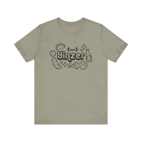 Yinzer Icon T-Shirt – Lightweight Cotton Casual Tee | Printify Apparel T-Shirt - YinzerShop