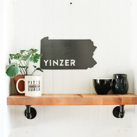 Yinzer Wall Decor - Steel Wall Art | Pittsburgh Urban Home Accent Wall Decor - YinzerShop