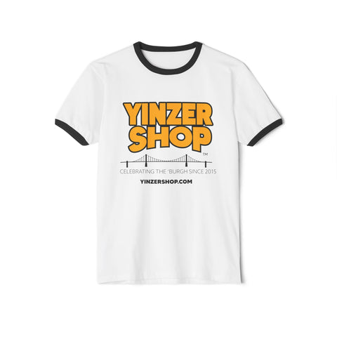 YinzerShop Serving Since 2015 - Next Level 3604 Unisex Cotton Ringer T-Shirt T-Shirt - YinzerShop