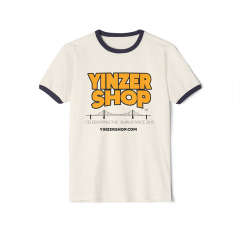 YinzerShop Serving Since 2015 - Next Level 3604 Unisex Cotton Ringer T-Shirt T-Shirt - YinzerShop