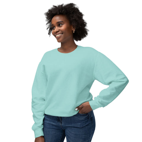 YinzerShop Serving Since 2015 - Print on back - Comfort Colors® 1466 Unisex Lightweight Crewneck Sweatshirt Sweatshirt - YinzerShop