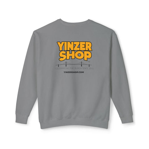 YinzerShop Serving Since 2015 - Print on back - Comfort Colors® 1466 Unisex Lightweight Crewneck Sweatshirt Sweatshirt - YinzerShop