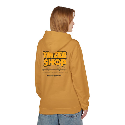 YinzerShop Serving Since 2015 - Print on back - Gildan SF500 Unisex Midweight Softstyle Fleece Hoodie Hoodie - YinzerShop