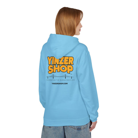 YinzerShop Serving Since 2015 - Print on back - Gildan SF500 Unisex Midweight Softstyle Fleece Hoodie Hoodie - YinzerShop