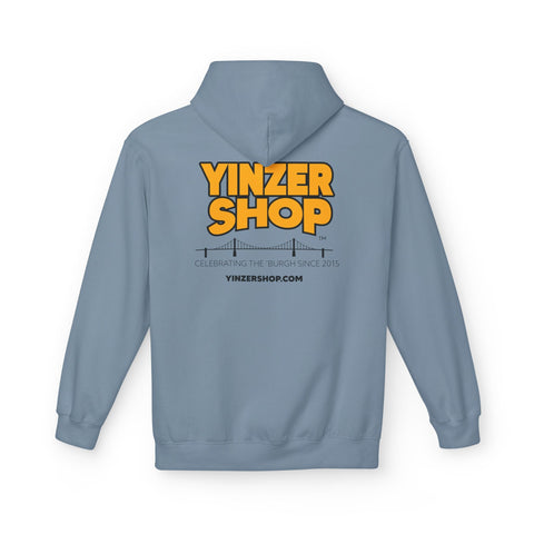 YinzerShop Serving Since 2015 - Print on back - Gildan SF500 Unisex Midweight Softstyle Fleece Hoodie Hoodie - YinzerShop