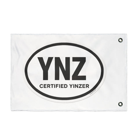YNZ Certified Yinzer Double Sided Flag Home Decor - YinzerShop