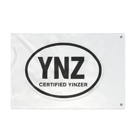YNZ Certified Yinzer Double Sided Flag Home Decor - YinzerShop