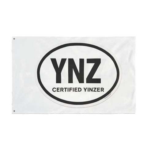 YNZ Certified Yinzer Double Sided Flag Home Decor - YinzerShop