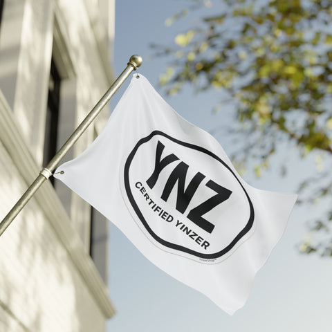 YNZ Certified Yinzer Double Sided Flag Home Decor - YinzerShop