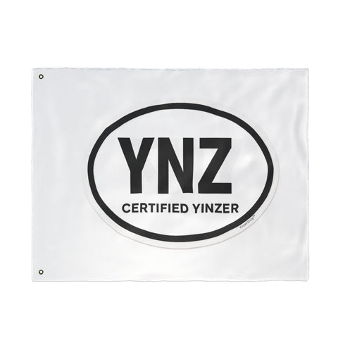YNZ Certified Yinzer Double Sided Flag Home Decor - YinzerShop