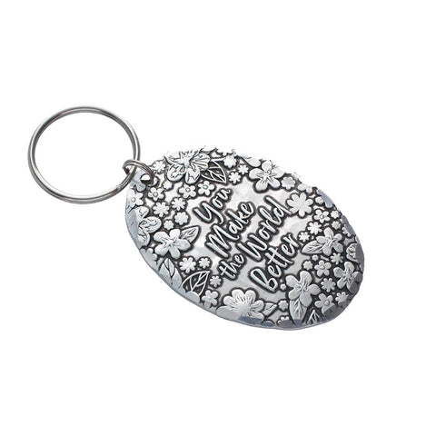 You Make the World Better Keychain - YinzerShop