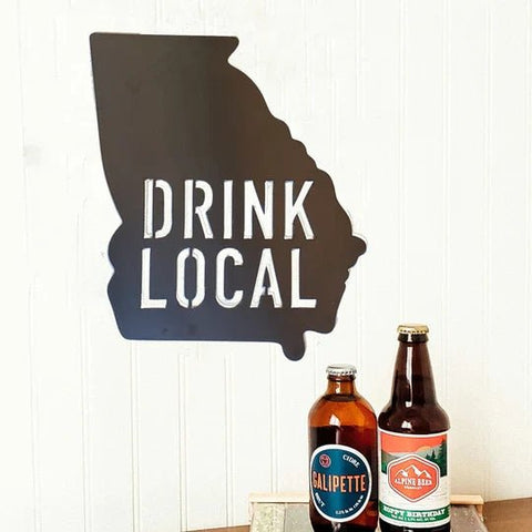 YOUR STATE Drink Local Wall Decor Wall Decor - YinzerShop