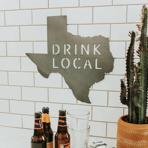 YOUR STATE Drink Local Wall Decor Wall Decor - YinzerShop
