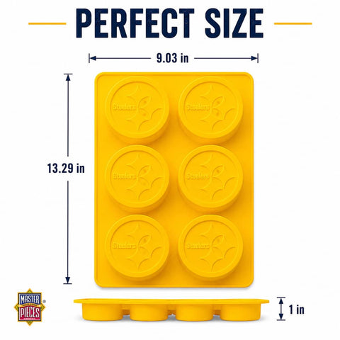 Pittsburgh Steelers Muffin Pan - Silicone NFL Baking Pan, Heat Resistant Team Logo Bakeware