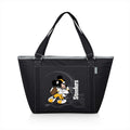 Pittsburgh Steelers Mickey Mouse - Topanga Cooler Tote Bag Cooler Picnic Time Family of Brands Black  